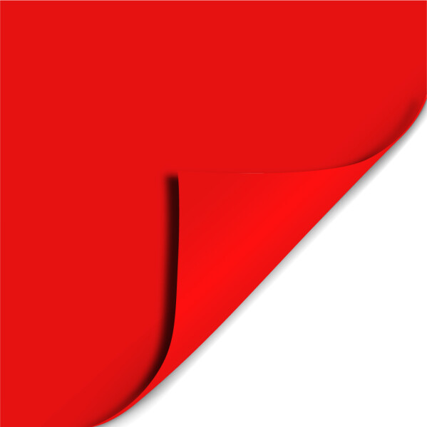 Folien Leibchen schwer entflammbar - 50 x 75 cm - Rot
