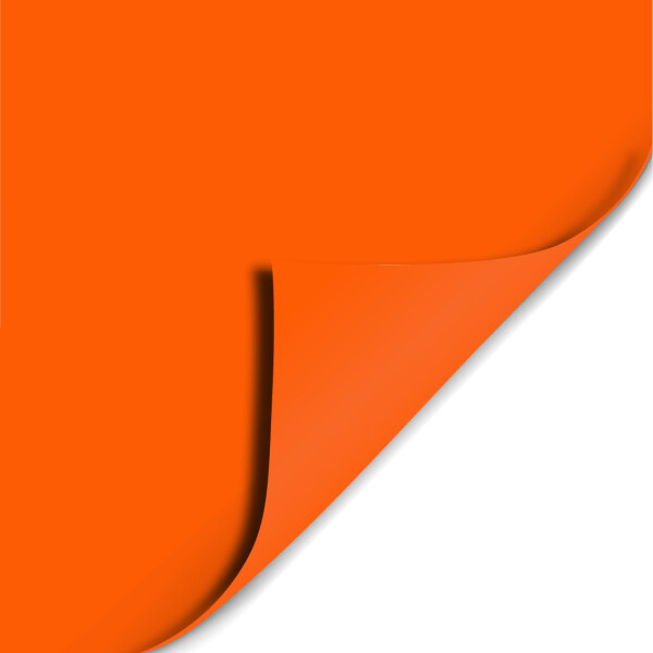 Folien Leibchen schwer entflammbar - 50 x 75 cm - Orange