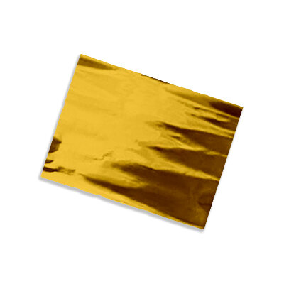 Plastic film sheet metallic 75x90cm - gold