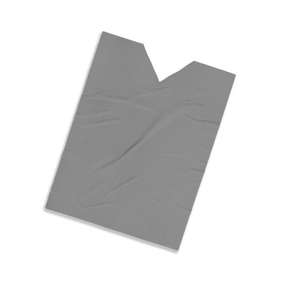 Plastic film vest standard 50x75cm - grey