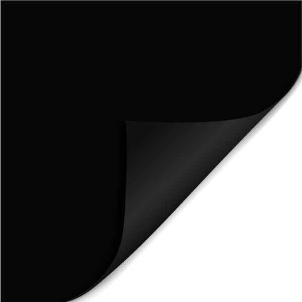 Rouleaux de toiles plastifiées premium - 2x50m - noir