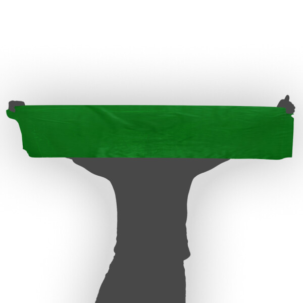 Plastic film scarf 150x25cm - green