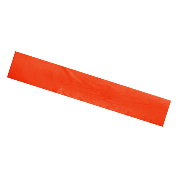 Plastic film scarf 150x25cm - orange