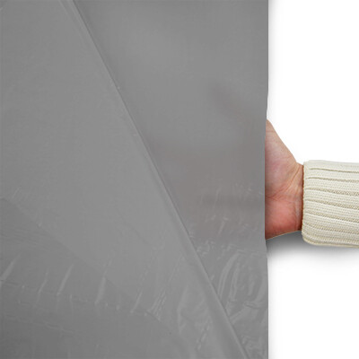 Plastic film scarf 150x25cm - grey