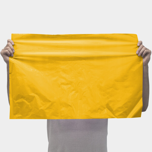 Bandes de toile plastifiée 50x75 cm - jaune