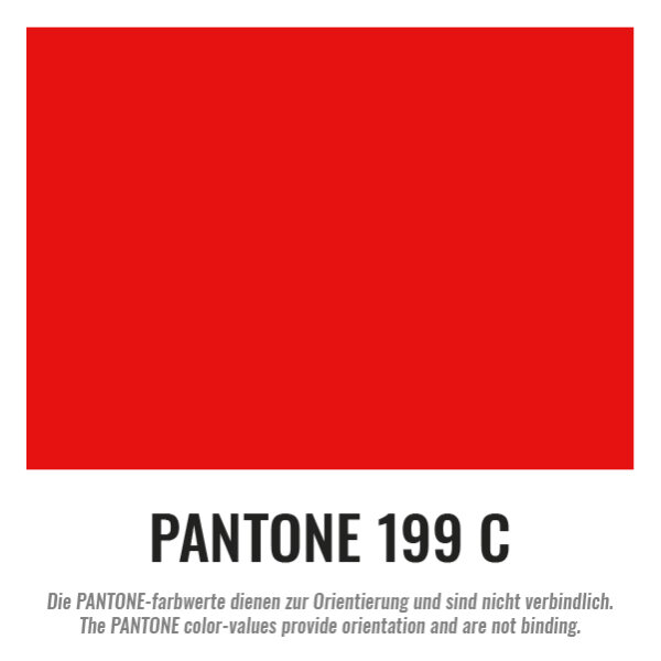 Plastic film roll standard fire retardant 1,5x100m - red
