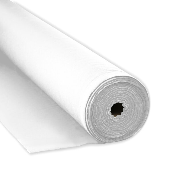 Baumwollstoff Weiß 3,2m 100m