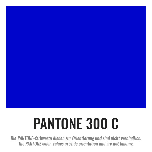 Folienfahne Querformat 50x75 Blau