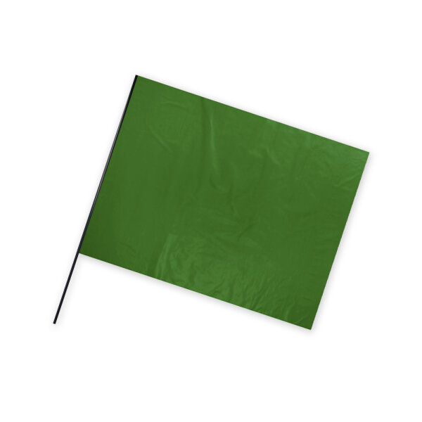 Folienfahnen 90x75cm Querformat - Grün