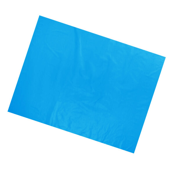 Plastic film sheet 75x90cm - light blue