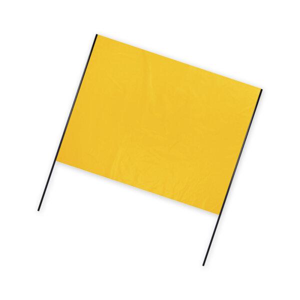 Folien-Doppelhalter einfarbig 90x75cm Querformat - Gelb