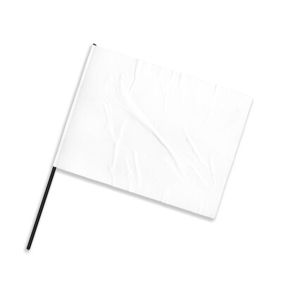 TIFO bandera 90x75cm - blanco
