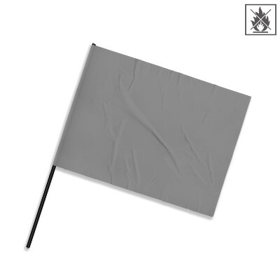TIFO Bandera 75x50cm ignífuga - gris