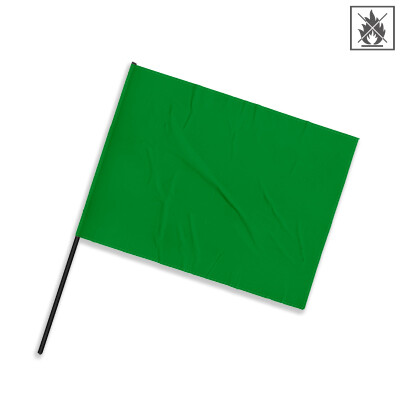 Banderas TIFO 75x50cm ignífugas - verde