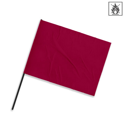 Banderas TIFO 75x50cm ignífugas - rosso vino