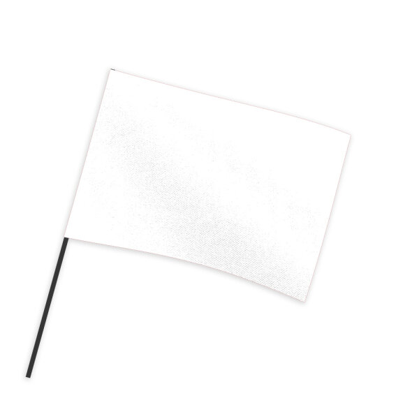 TIFO flags single-colored flame retardant 50x75cm Landscape format White