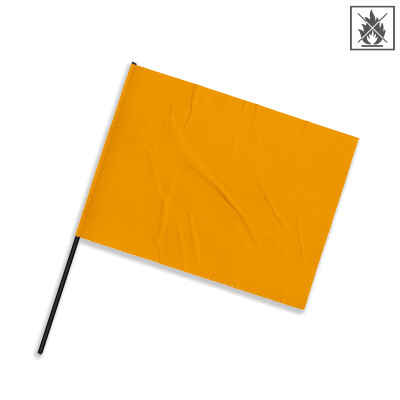 TIFO flag 90x75cm flame retardant - orange
