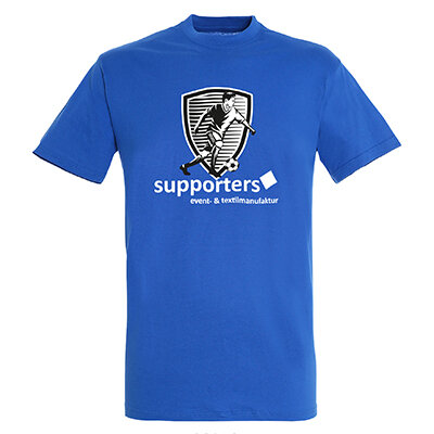 Stoff Shirts - Königsblau