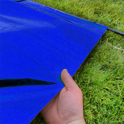 Foulard metallizzato 150x50cm - blu