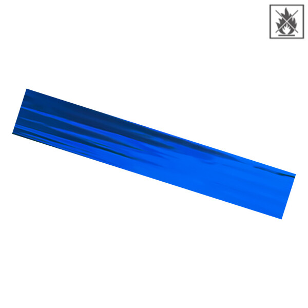 Plastic film scarves metallic flame retardant 150x50cm -...