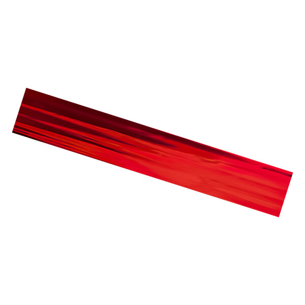 Plastic film scarves metallic 150x25cm - red