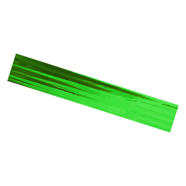 Plastic film scarves metallic 150x25cm - green