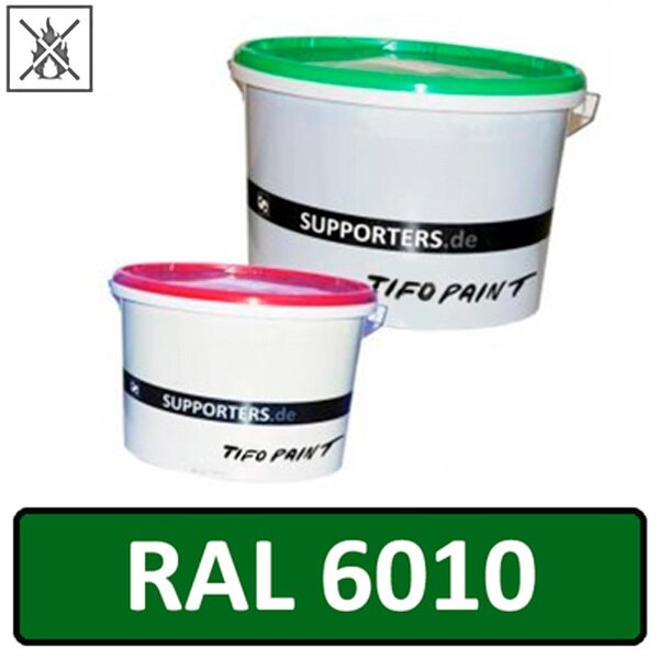 Baumwollstoff Farbe Grasgrün RAL6010 - schwer entflammbar