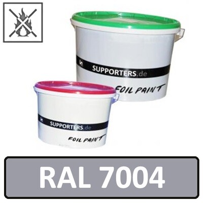 Folien Farbe Signalgrau RAL7004 - schwer entflammbar