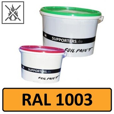 Folien Farbe Signalgelb RAL1003 - schwer entflammbar