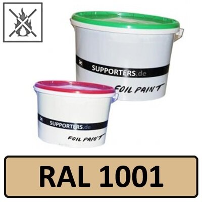 color foil fawn RAL 1001 - flame retardant