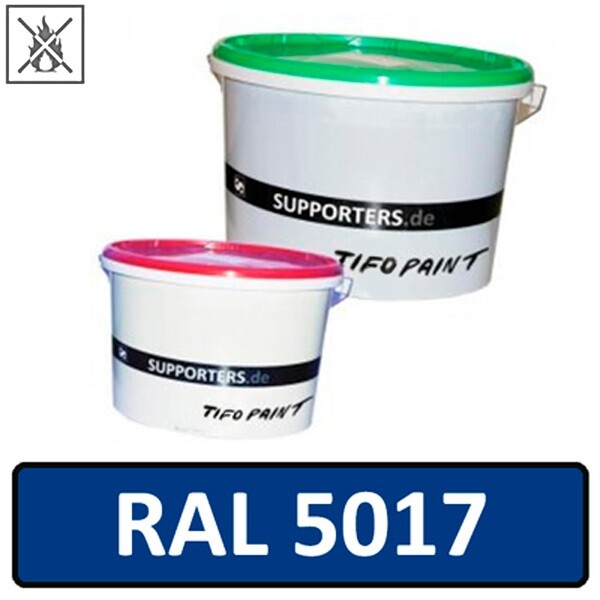 Polyesterstoff Farbe Verkehrsblau RAL5017 - schwer...