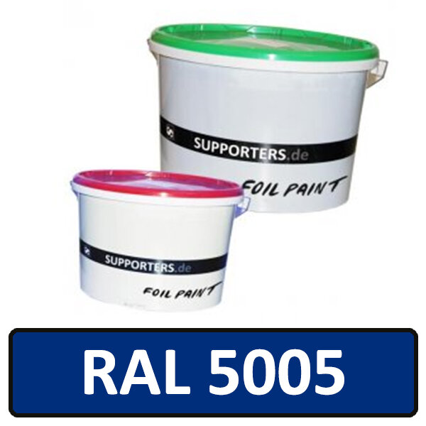 Papier Farbe Signalblau RAL5005