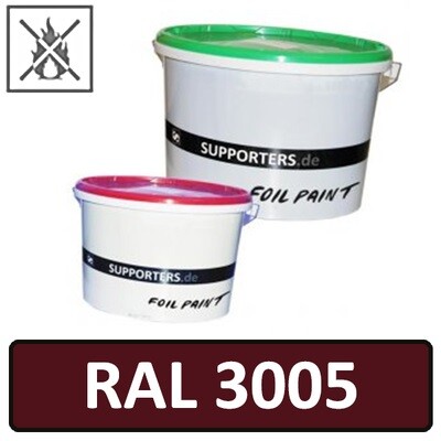 Papier Farbe Weinrot RAL3005 - schwer entflammbar