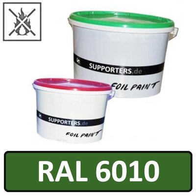 Papier Farbe Grasgrün RAL6010 - schwer entflammbar