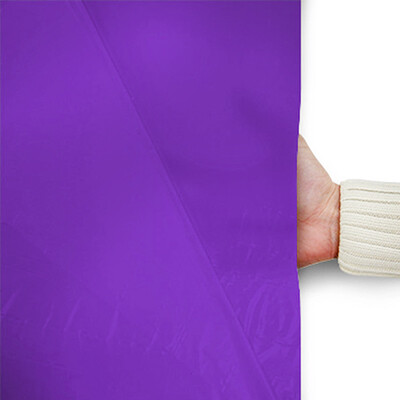 Plastic film seat covering roll flame retardant 0,75x200m - purple