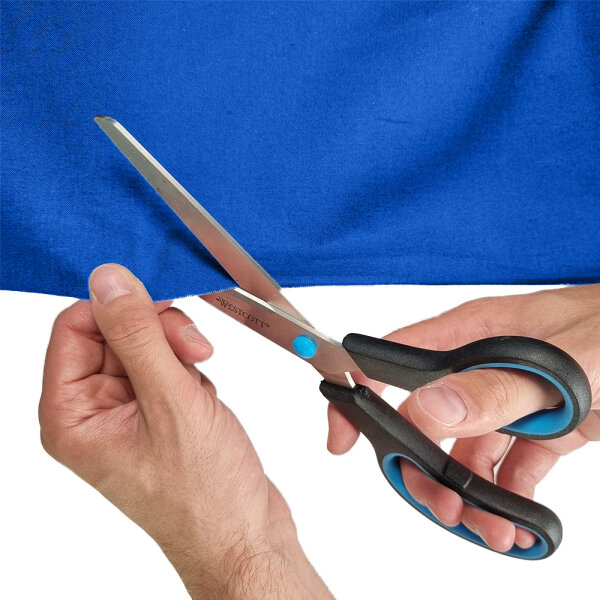 Baumwollstoff Blau.1,5m.10m