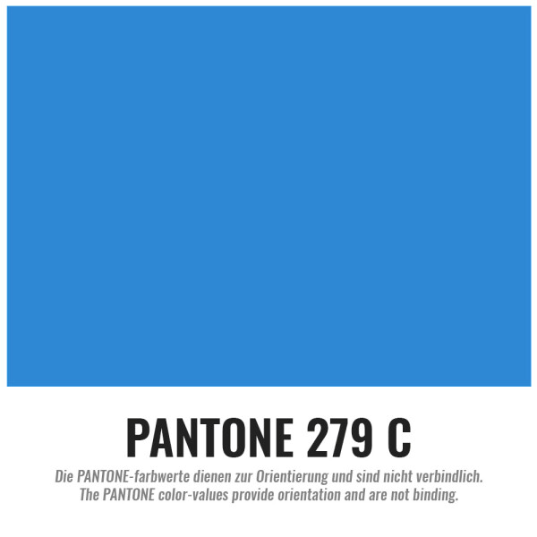 Polyester fabric standard - 150cm flame retardant - 100 meters roll - light blue