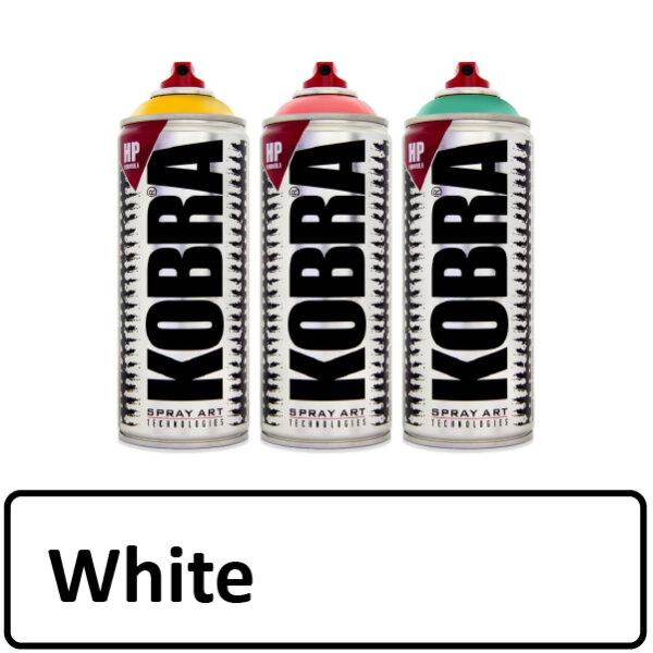 Spraydose White 400 ml - KOBRA