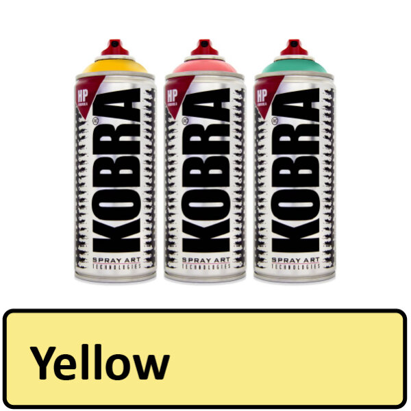 Spraydose Yellow 400 ml - KOBRA