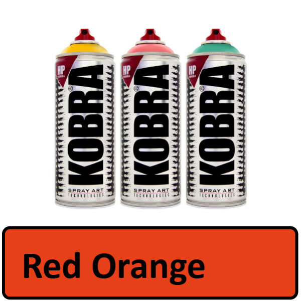 Spraydose Red Orange 400 ml - KOBRA