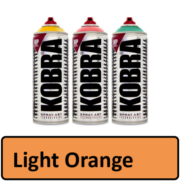Spraydose Light Orange 400 ml - KOBRA