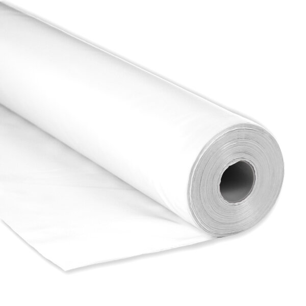 Polyesterstoff Premium - 150cm - 100 Meter Rolle - Weiss