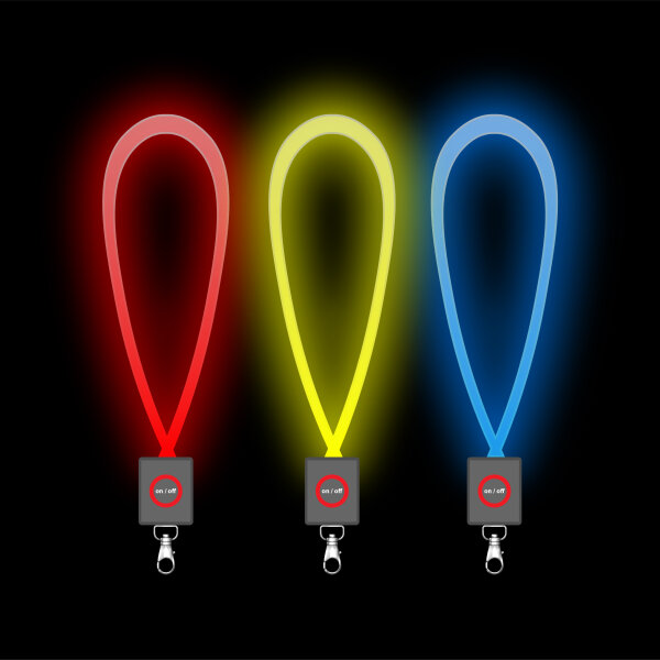 LED-Silikon Schlüsselband (Mit Fernsteuerung)