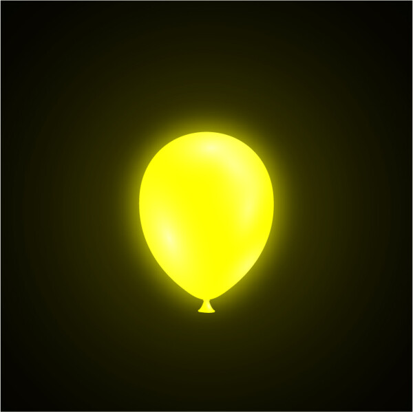 LED-Ballons - Gelb