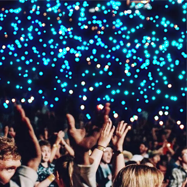 LED-Ballons - Blau