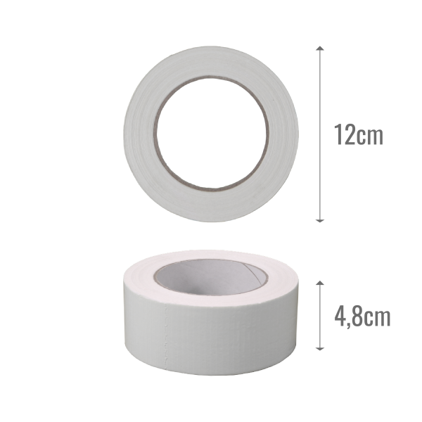 Standard Duct Tape White 48mm x 50m