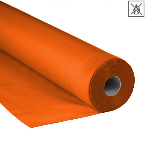 Polyesterstoff Premium - 150cm schwer entflammbar - 100 Meter Rolle - Orange
