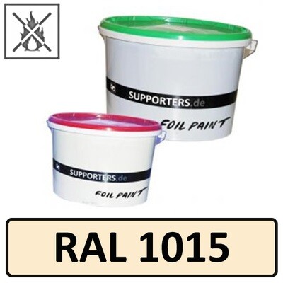 Colore di carta light ivory RAL 1015 - flame retardant 10 litre