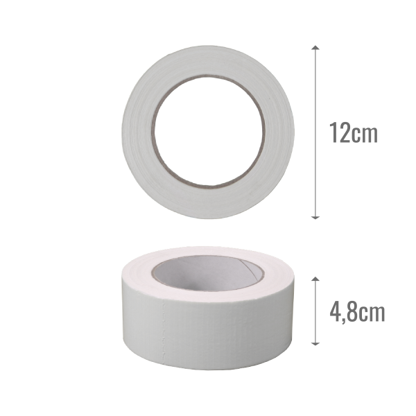 Premium duct tape 48mm x 50m - white