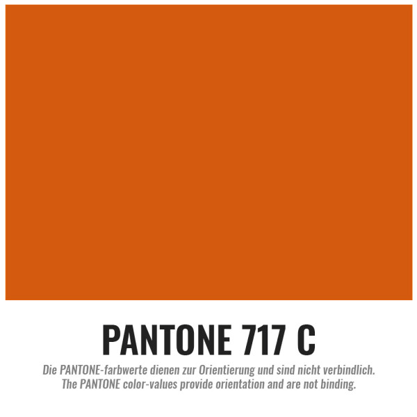 Polyester fabric standard - 150cm flame retardant - 100 meters roll - Orange